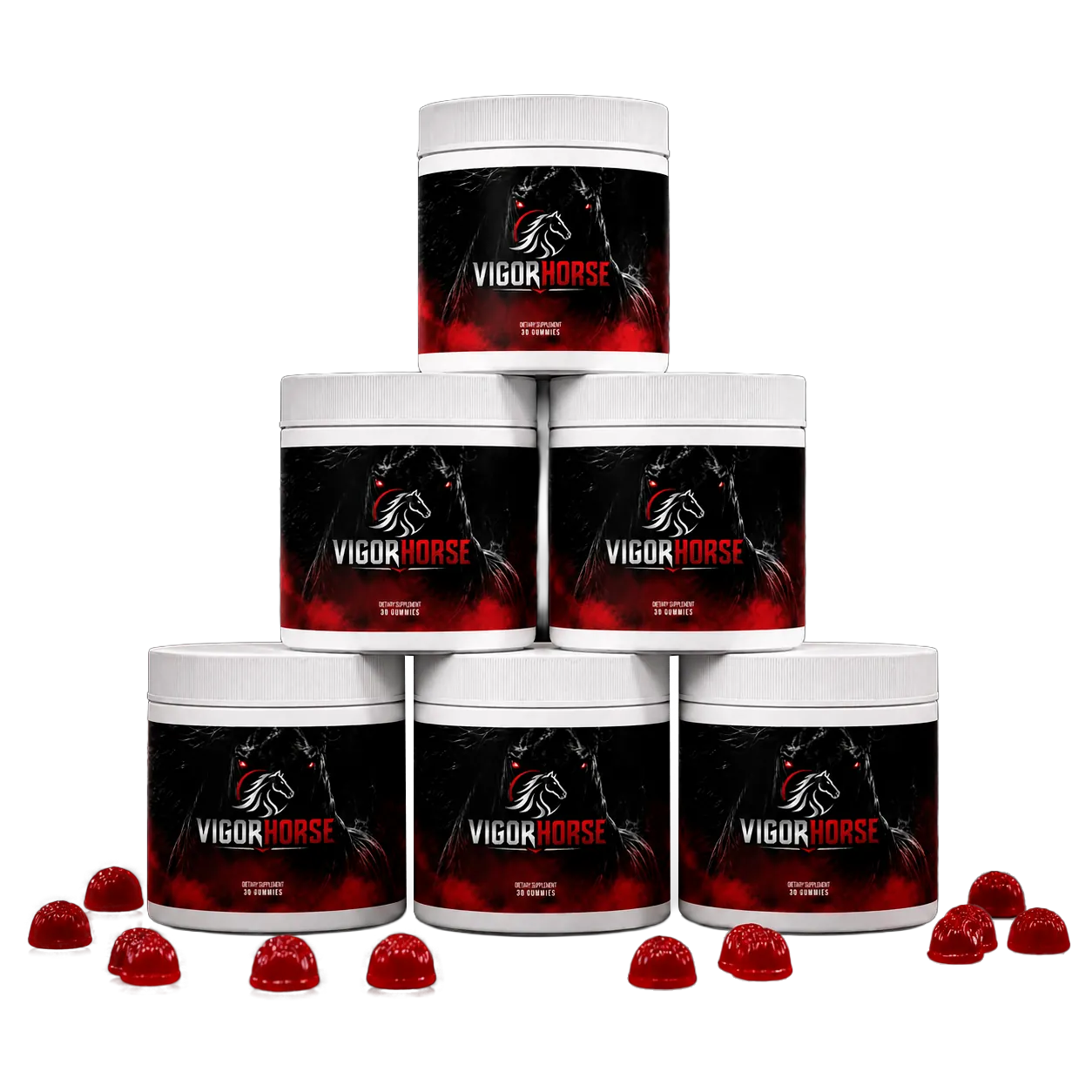 The VigorHorse jar range, one, three and six-jar packs